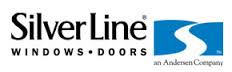 Silver Line Windows & Doors logo representing vendors used by Leon's Building Center servicing Park Rover, ND